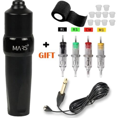 5 Colors Professional Rotary Tattoo Machine Pen Powerful Silent Motor Eyebrow Lip Eyeliner Permanent Makeup Tattoo with Cable