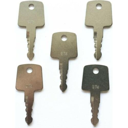 5pc Ignition Key 2820-00003-0 974 Fits Most Current Sakai Rollers And Compactor