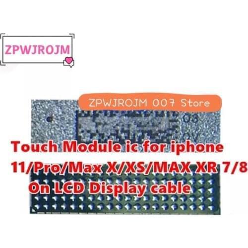 5pcs/lot On LCD Dispaly flex cable Touch Module ic for iphone 11/Pro/Max X/XS/MAX XR 7/8 6S
