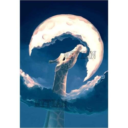 5D DIY Diamond Painting Full Square/round Drill Giraffe Handmade Picture Of Rhinestone Mosaic Diamond Embroidery