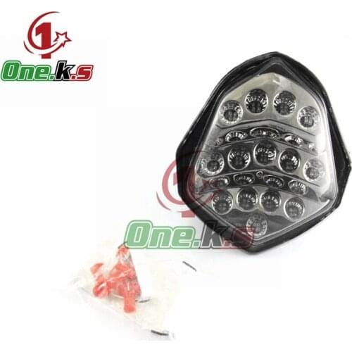 Motorcycle accessories For SUZUKI GSXR1000 2003 2004 LED rear Tail Light integrated turn signal function Brake light