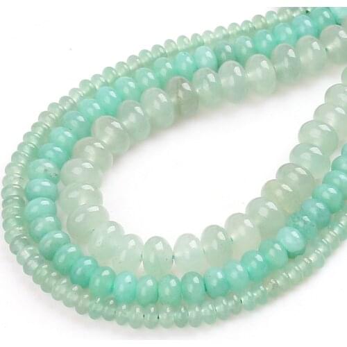 Green Aventurine Natural Round Beads Rondelle Loose Spacer Beads For Jewelry Making Bracelet Charms Accessories 15"4/6/8mm