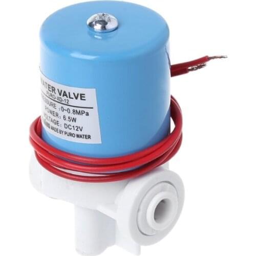 1/4" Quick Connect Water Inlet Solenoid Valve Household Pure-water Machine Parts