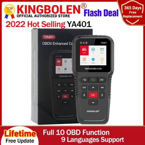 Ediag YA401 obdii code reader Scanner Free update Full OBD2 Functions battery check PK KW850 CR3008 Auto diagnostic tool