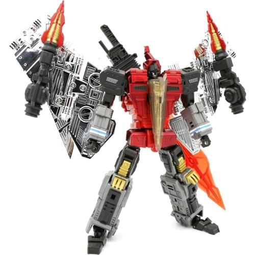 G-creation SRK04 SRK-04 Transformation Action Figure Swoop IDW 18CM ABS KO Cartoon Character Deformation Car Robot Figma