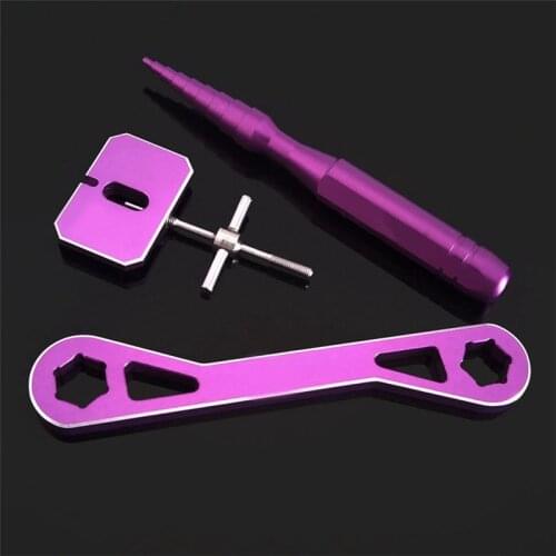 JITAI DIY Fishing Reel Repair Kit Maintenance Tools Spool Locator Key Puller Ball Bearing Remover Pellets Removal Spanner Tools
