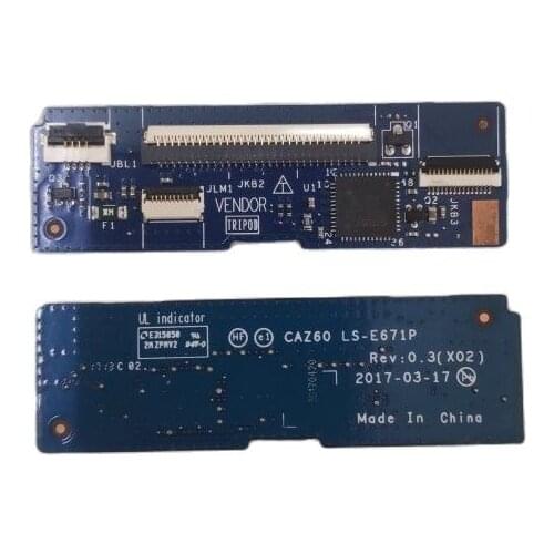 Keyboard control module for DELL XPS 13 9370 9380 LS-E671P CAZ60 NBX0002750