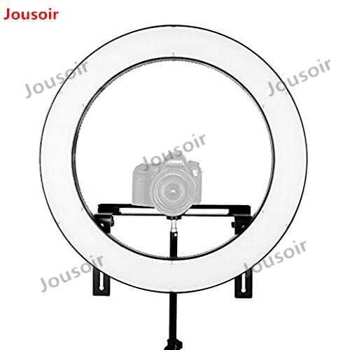 FALCON EYES 512 Ring LED Panel 31W 3000-5600k Lighting Video Film Continuous Light W/Camera Bracket/ filter DVR-512DVC BlackCD50