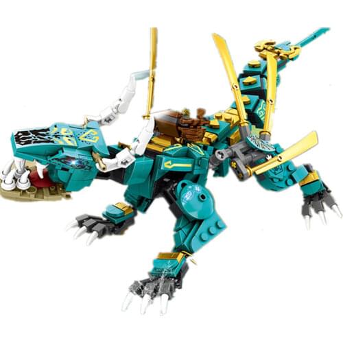 8in1 New 2021 TV Series Lloyd Jungle Dragon Knight Season 12-14 Serpent Building Blocks Classic Model Sets Bricks Kids Kits