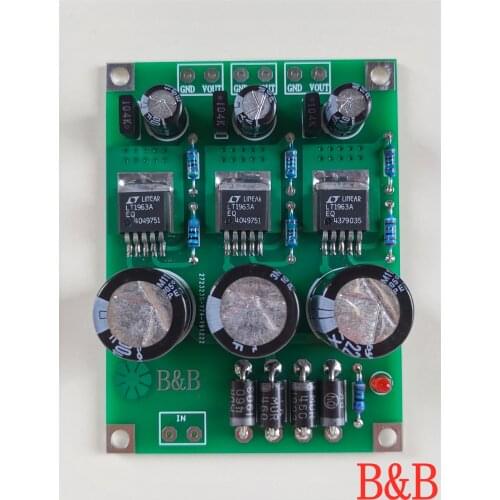 LT1963A High-speed and Low-noise Three Independent Linear Regulated Power Supply XMOS DAC