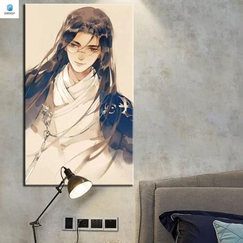 Diy digital painting by numbers modular painting coloring by numbers Ancient style anime posters pictures