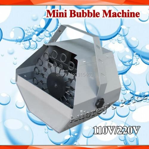 New Mini Bubble Machine Stage Effect NEW Automatic Metal Bubble Maker Blower Machine For Party Stage Wedding