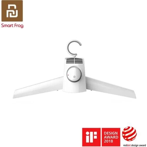 Youpin Smartfrog Portable Clothes Dryer Electric Airer 2in1 Traveling Clothing Drying Folding Hanger Shoe Dryer Max Load 3kg