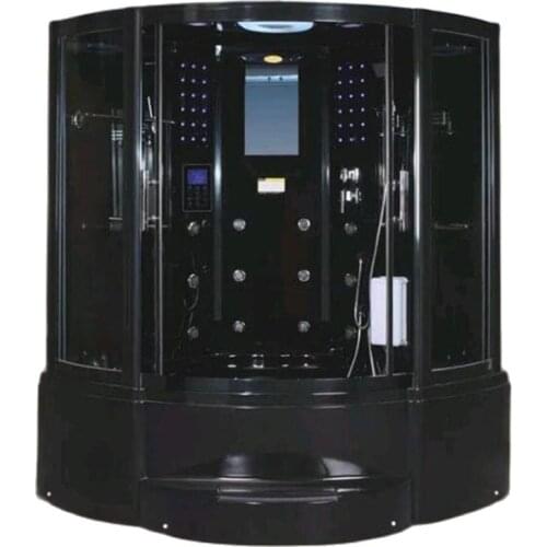 Package mail massage shower room whole room multi-functional toughened glass gray sauna steam bath room