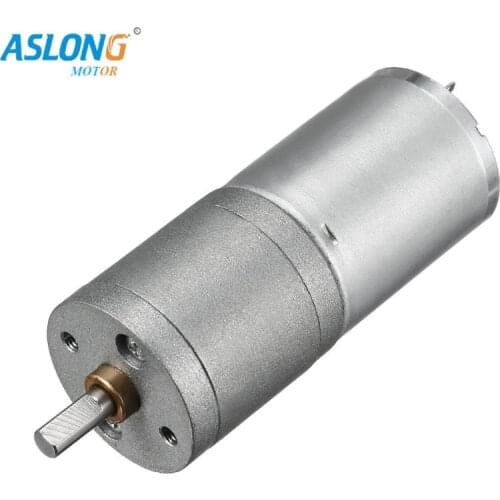 JGA25-370 Geared Motor DC Motor 6V 12V Rpm Electric Gear Motor High Torque Mini Decelerating Central Shaft High Torque Motors