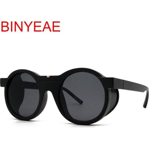 Removable Brand Round Sunglasses Men Playful Design Vintage Oversized Black Gradient Sun Glasses Women Big Shades 2021 Points