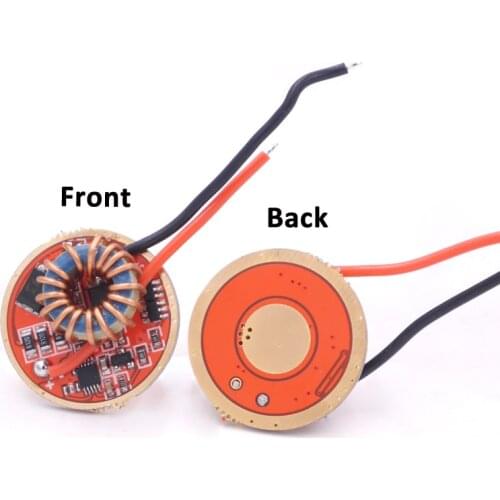 Cree XLamp XHP70 XHP70.2 6V led driver board 26MM 1mode 5mode input DC6V-15V output 6V 5000mA For XHP70 led flashlight lamp DIY