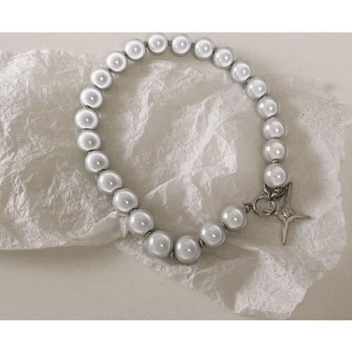 TIMEONLY Luxury Imitation Pearl Chain Choker Necklaces Bilng Bling Rhinestone Star Charms Necklace for Women Lady Party Jewelry