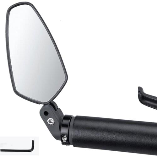 Bicycle Rearview Mirror Adjustable 360 Degree Rotation Stainless Steel Mirror 360 degree rotation bike accessories