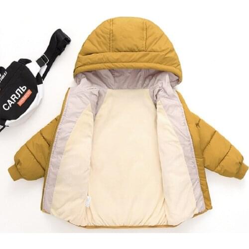 Jacket For A Boy Windbreaker For Girls Warm Winter Jacket Hooded Outerwear Children Girls Coat Clothes 2 3 4 5 6 7 Yrs New 2020