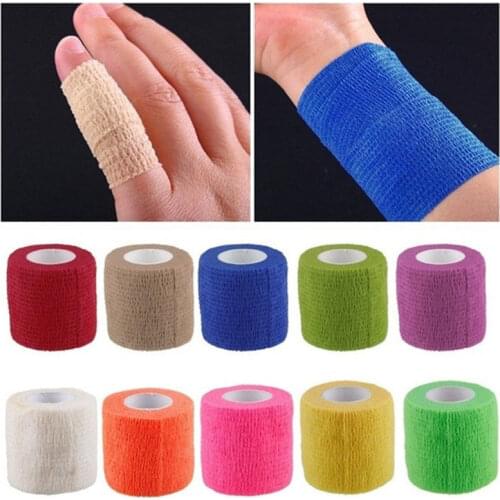 4.5M Elastoplast Self Adhesive Elastic Bandage Colorful Sport Tape Waterproof Emergency Muscle Tape First Aid Tool Knee Support