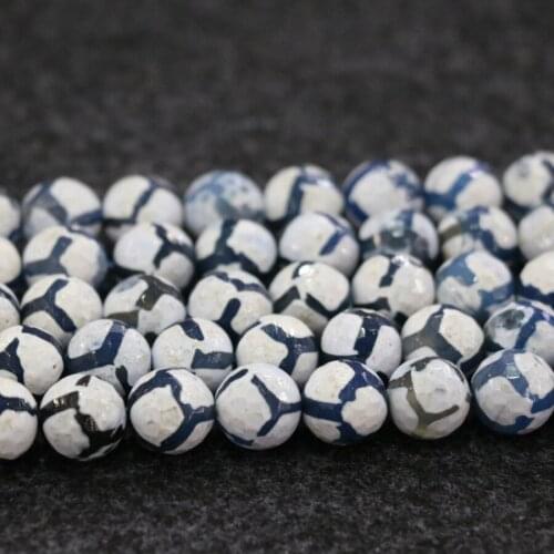 10mm 38pcs/lot, TOP Quality ! Blue Ball Handmade Loose Spacer Round Ball Stone Beads Bracelet DIY Jewelry Making
