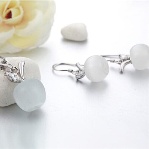 100% Guaranteed Real 925 Sterling Silver Jewelry With Opal Stone Silver Jewelry Sets