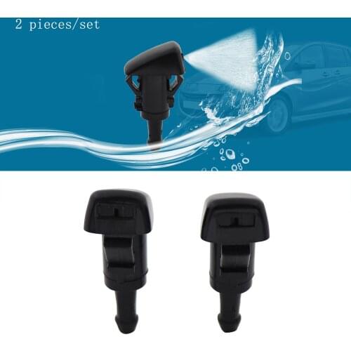 2 pcs Windshield Washer Wiper Water Spray Nozzle Jets 1 hole Fit for Ram 1500 Jeep Compass Chrysler 300