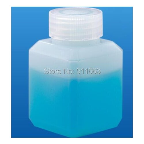 20 ml 50pcs! Square Bottles!HDPE medical plastic liquid bottles with burglarproof caps for chemical reagent -HDPE material