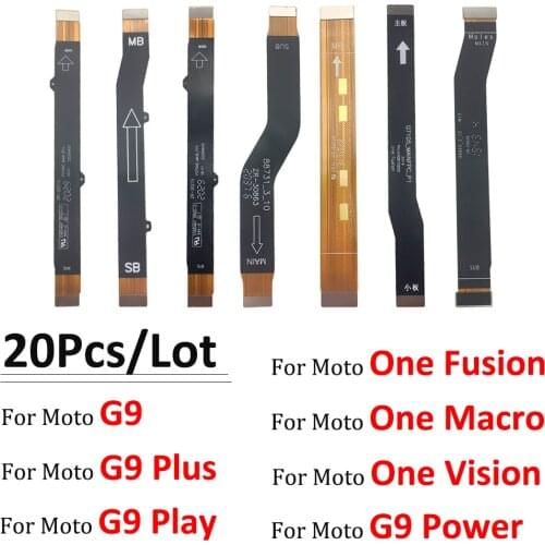 20Pcs/Lot，New For Moto G 5G G9 Power Play Plus One Macro Fusion Motherboard FPC Main Board Connector Flex Cable Part