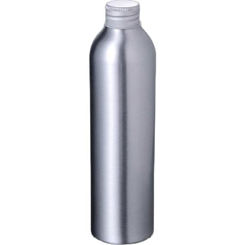 250ml Aluminiummetal bottle with silver gold black lotion emulsion oil essence facial toner toilet skin care cosmetic packing