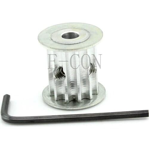 5pcs HTD5M12 Timing Pulley 12teeth Synchronization Alumium Bore 5mm/6mm/6.35mm/8mm/10mm Teeth Width 21mm for CNC Steper motor
