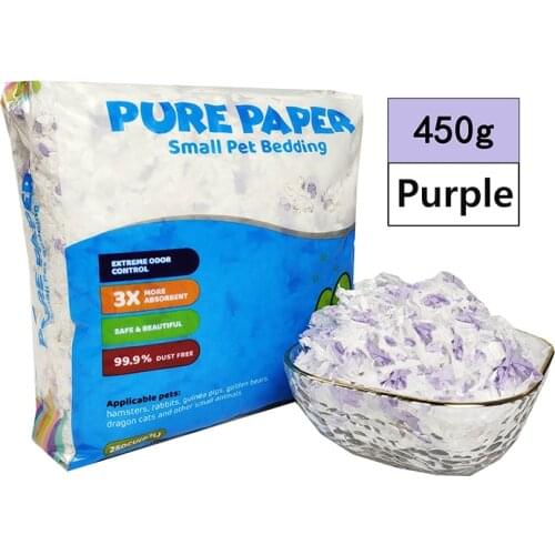 Hamster Low-dust Paper Cotton Absorbent Deodorant Mat Guinea Pig Litter Paper Scraps Instead of Wood Shavings Hamster Supplies