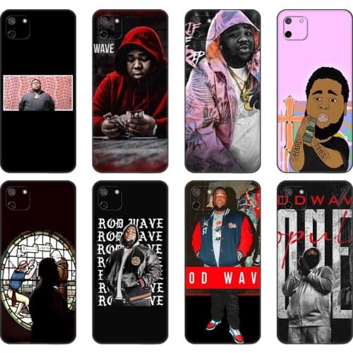 Black tpu Case For OPPO Realme C11 Case For Realme C 11 RealmeC11 Back RMX2185 Case Cover Bumper Rod Wave rap