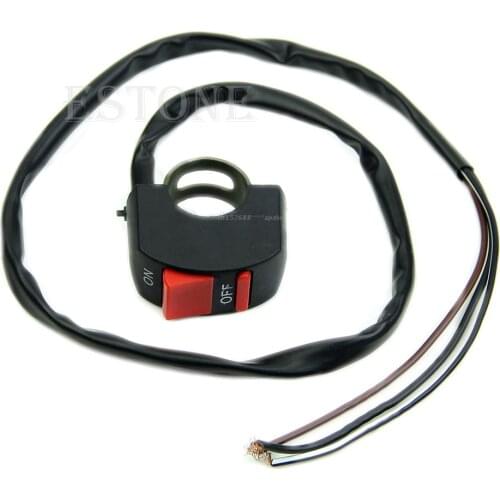 El botón de interruptor Conector de bala / OFF motocicleta universal