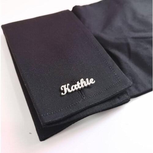 Personalized Name Cufflinks Stainless Steel Jewelry Rose Gold Custom Cuff links Groomsman Gift For Men Wedding Bijoux Femme