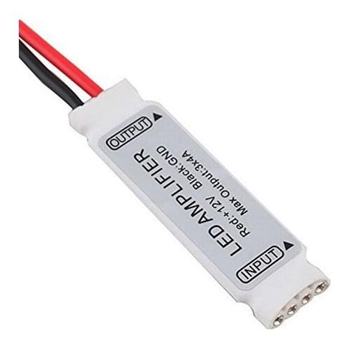 RGB controller DC12V 72W Led RGB Amplifier Controller Mini Portable RGB Led Strip Amplifier Repeater for 5050/3528 RGB led strip