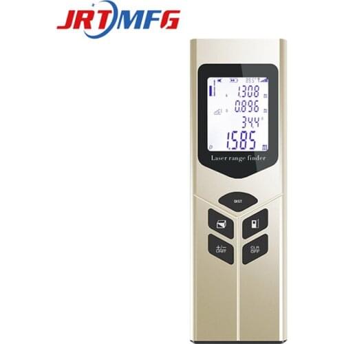 JRTMFG Laser Distance Meter Electronic Level Rechargeable Infrared Laser Measuring Rulers Portable Handheld Laser Rangefinder