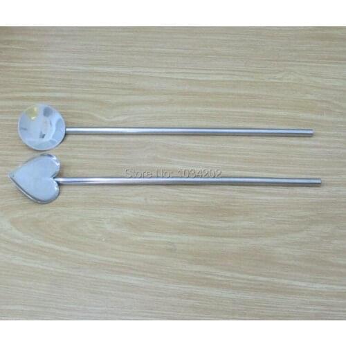 Stirring Stainless Steel Straw Spoon Ice Cream Irish coffee Juice Mixer Mixing Rods Drinking Party Bar DHL Fedex Free