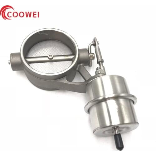 3''76 Stainless steel Variable Exhaust Control Valve Set Vacuum Actuator pipe closed style