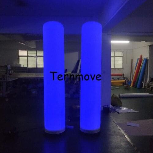 2m/2.5m/3m inflatable lighting tube Air Pillar Column for Party and Event Stage Lighting Decoration Advertising Promotion