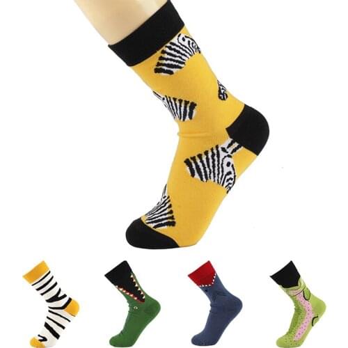 Unisex Socks Astronaut Planet Fruits Food Drinks Animal Geometric Cozy Breathable Cotton Women Socks Funny Happy Socks Men