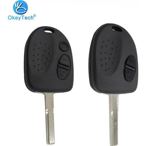 OkeyTech 2/3 Buttons Blank Key Shell Fit for Holden VS VT VX VY VZ WH WK Commodore For Chevrolet Uncut Blade Fob Car Key Case