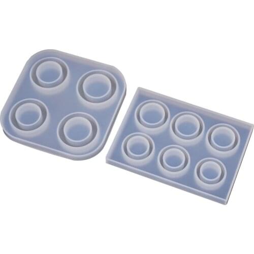 Flat Rings Mould Handmade Jewelry Tools DIY Jewelry Making Ring Silicone Molds Tool