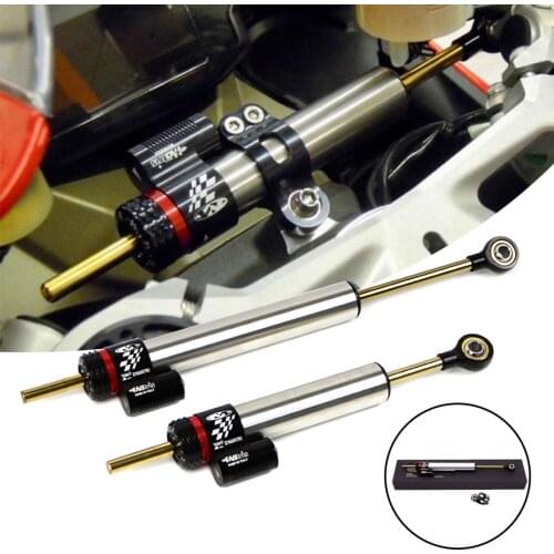 26cm 35cm Motorcycle Steering Damper Riding Balanced Bar Safety Wobble Weaving Control Damper for Kawasaki Honda Suzuki Yamaha