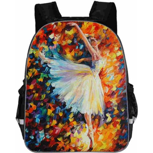 Bellet Backpack Dancer For Teenagers Boys Girls Toddler Animal Kid School Book Bags Tap Dance Men Women Mochila Bolsa