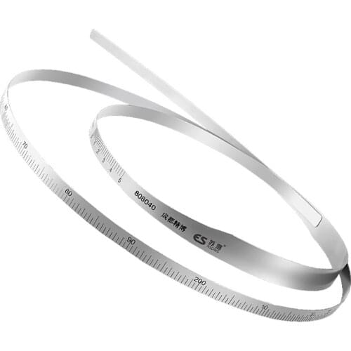 Accuracy 0.02mm Stainless Steel Ruler Vernier Diameter Ruler Outer Diameter Circumference Flexible Rule Tree Pipe