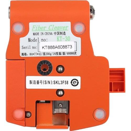 Fiber cleaver KT-30 High Precision with case Optical cutting knife,Suitable for use in fiber fusion splicer,Cutting optical fibe