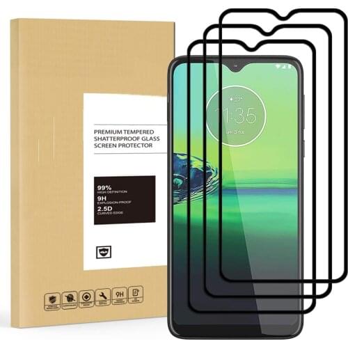 9H Tempered Glass For Moto G8 Play Power Lite Full Cover Screen Protector For Motorola Moto G8 Plus Protective Phone Film