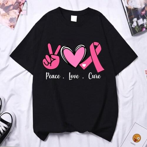 Women Tshirt Mental Health Awareness Print Oversized T Shirt Casual Short Sleeve Tee Peace Love Cure Women Shirts Goth Clothes